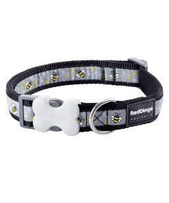 Dog Collar Bumble Bee Black