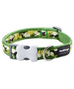 Dog Collar Camouflage Green