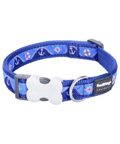 Dog Collar Nautical Navy