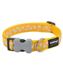 Dog Collar White Spots on Yellow