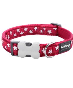 Dog Collar Star Red
